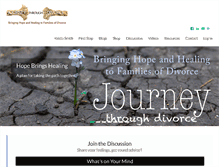 Tablet Screenshot of journeythroughdivorce.com